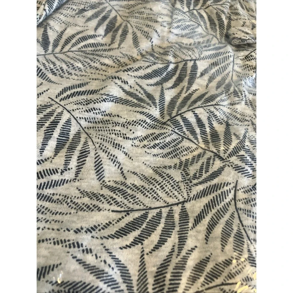 Amazon Essentials Men's Blue Palm Leaf Lounge Pajama Pant Medium C1088